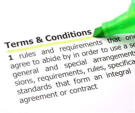 Our Membership Terms & Conditions .